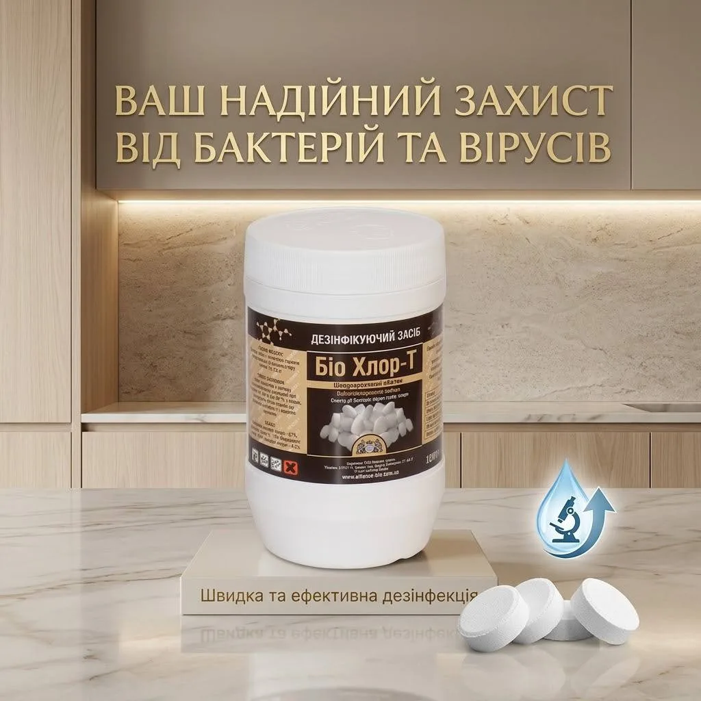 Біо Хлор-Т — надійний захист від бактерій та вірусів